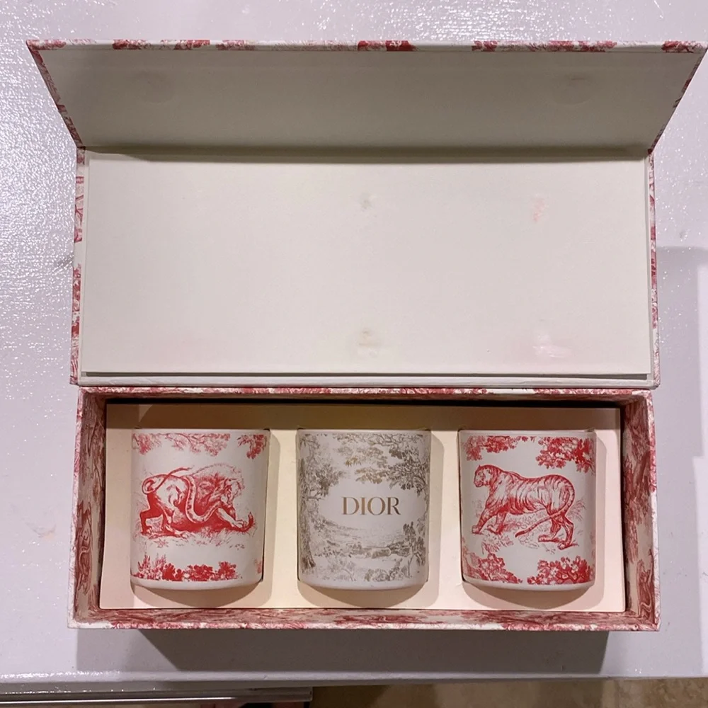 Dior Scented Candle Set of 3 - Picture 5 of 14